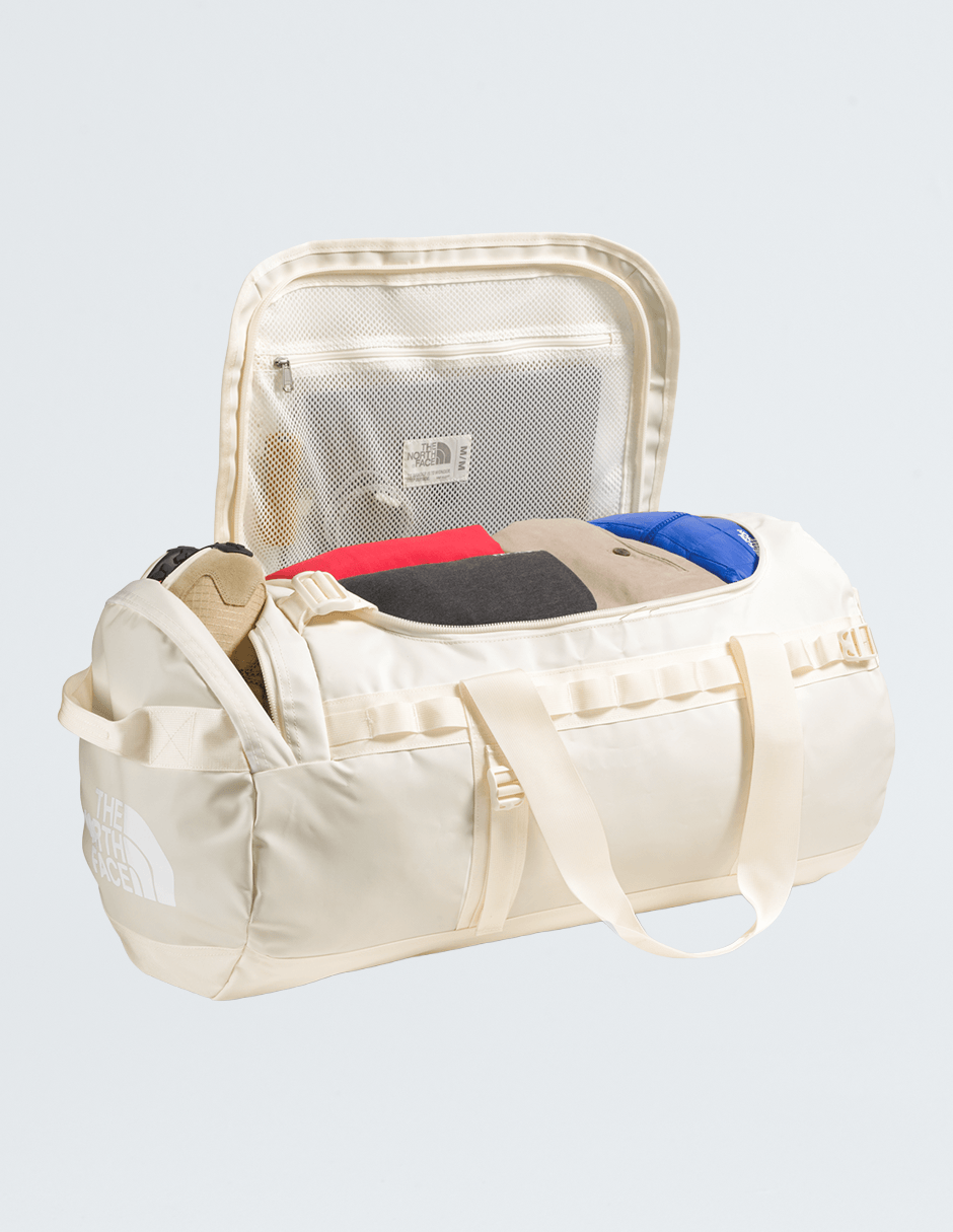 Maleta Base Camp Duffel - M Unisex, Blanco