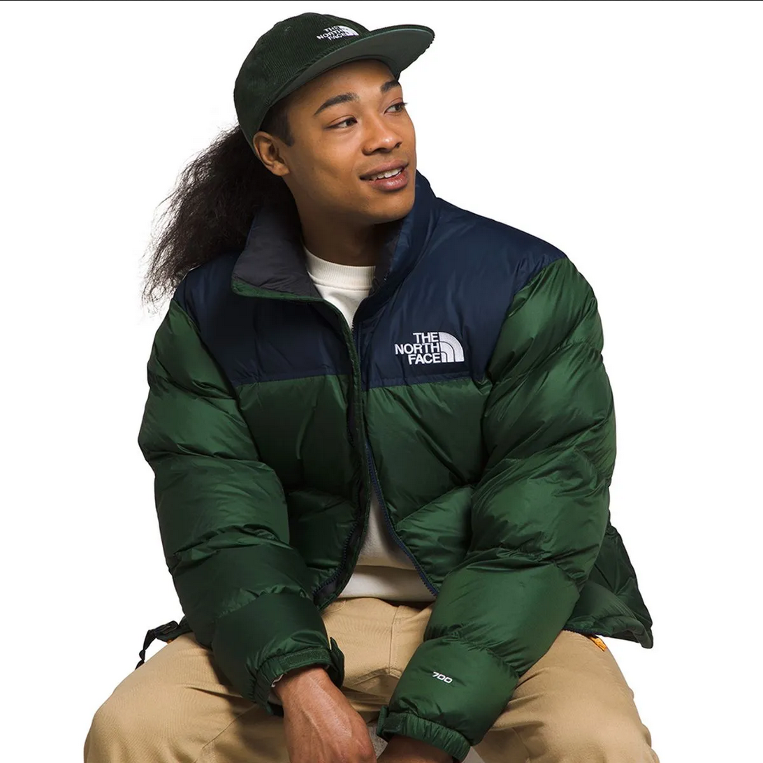 Chamarra de Pluma 1996 Retro Nuptse Hombre, Verde