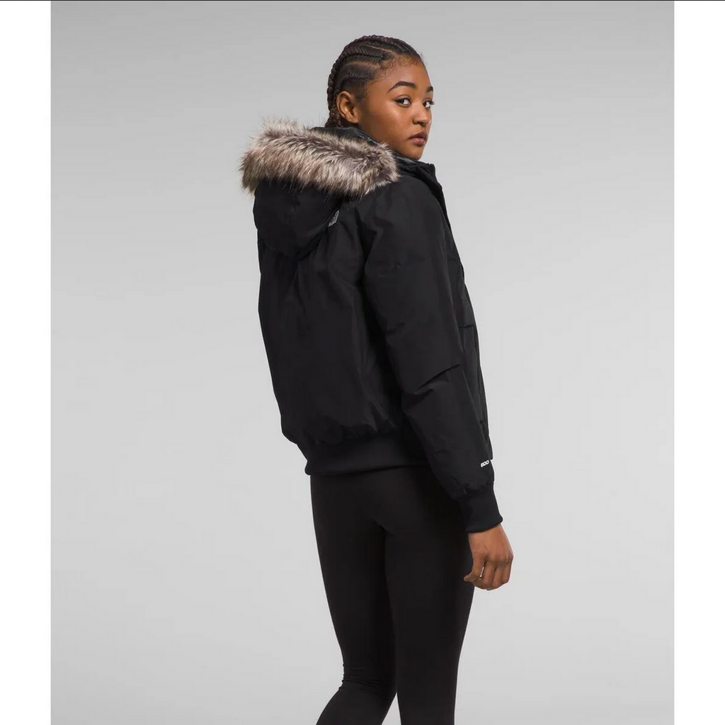 Chamara de Pluma Artic Bomber Mujer, Negro